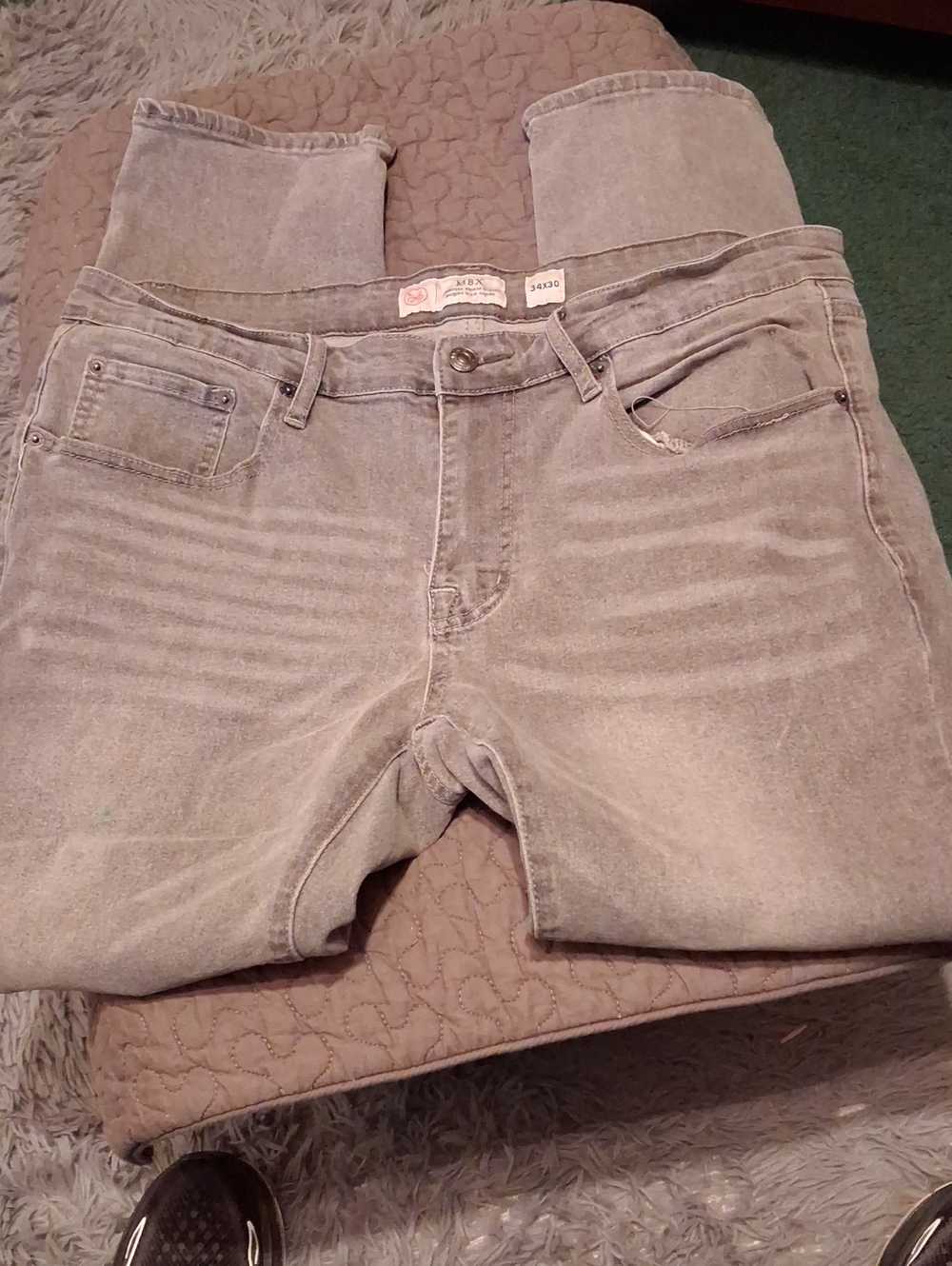 MBX  Mens Gray Jeans 34/30